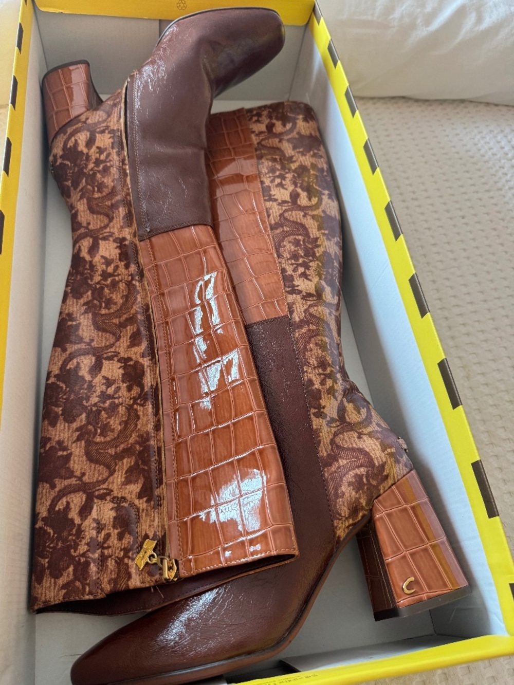 Sam Edelman Circus NY Brand new Billie, Cognac multi size 8M